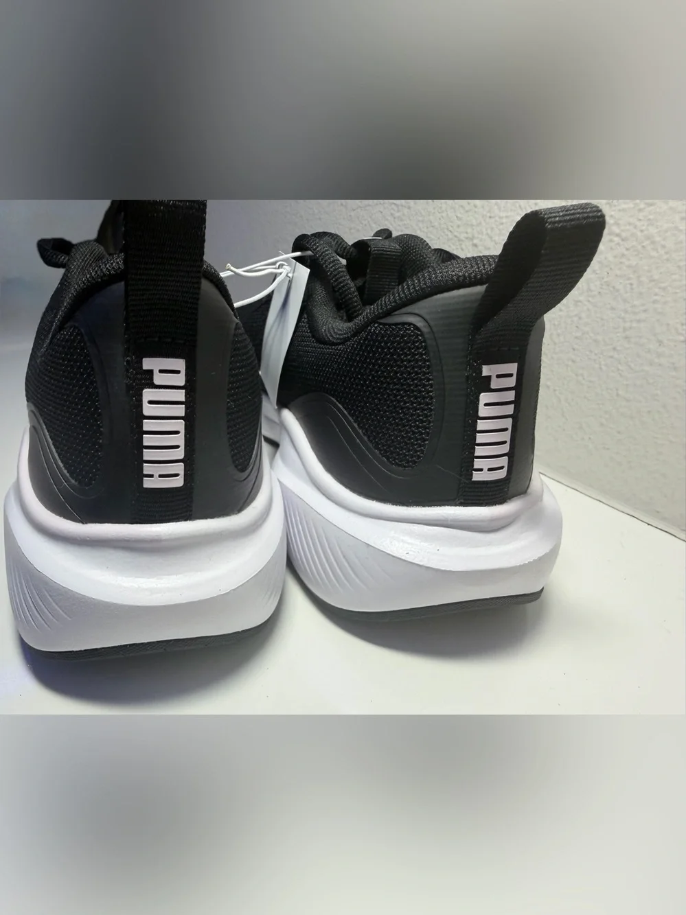 Puma Women's Black and White Athletic Running Shoes Fit+ Skyrocket - 8.5